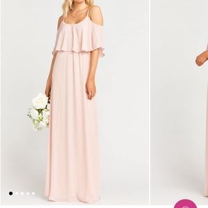 Blush Pink Bridesmaid Dress